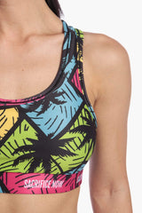 Techno Tropic - Sports Bra